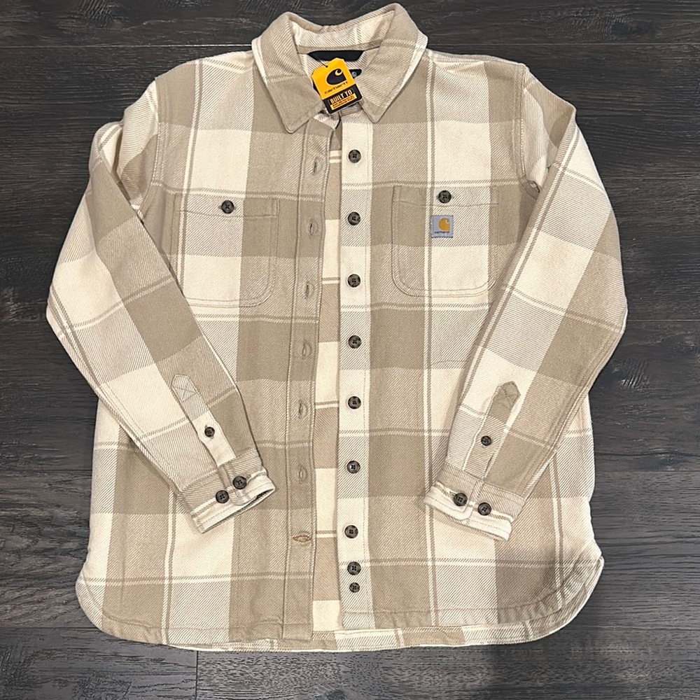 Carhartt Tan and Cream Utility Jacket